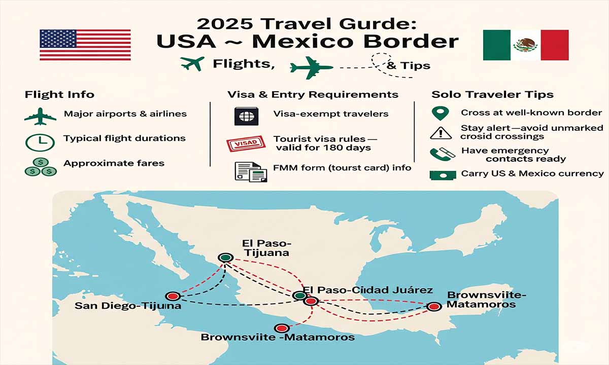 USA to Mexico Border